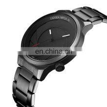 CADISEN 9056 Trendy Analog Quartz Men Silicone Bracelets Stainless Steel Back Made in China Black Wrist Watch