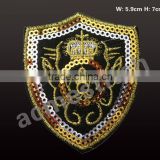shoulder badge/patch with sequin