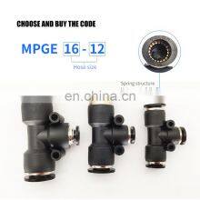 MPGE OD4mm 6mm 8mm 10mm 12mm 16mm Three Way Variable Diameter Push in Fitting thumbnail-5