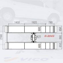 Dual Trolley/ In-Ground Pulley Hydraulic Scissor Car Lift #V-JSD-8540 thumbnail-4