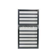 Solid Quality Black Aluminum Foil Plastic Transparent Glass Shutter Window And Door