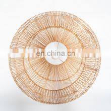 Unique Wicker Rattan Lampshade Boho Style Round Shape Spherical Hanging Pendant Vietnam Cheap Wholesale thumbnail-4
