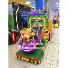 Guangdong Zhongshan Tai Lok Amusement Fiberglass Amusement Equipment Racing Machine Pick up Gold Coin Amusement Machine Children Rocker Rocking Machine Jungle Racer (LT-RD64) thumbnail-3