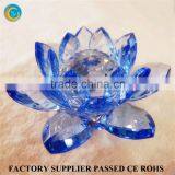 European Style Gold Crystal Lotus Flower for Table Decorations