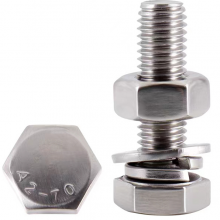 304 Stainless Steel Screw 316 External Hexagon Bolt 201 Full Thread Stud German Standard DIN933 thumbnail-4