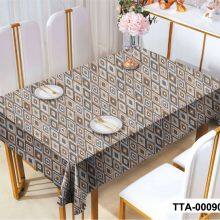 Classic Boho Persian Geometry PVC Tablecloth, Waterproof, Wear-resistant, Great for Daily Dining and Unique Interior Decoration thumbnail-1
