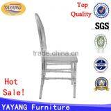 Popular Knocked-down Tiffany Catering Wedding Chiavari Plastic Clear Resin Phoenix Chair thumbnail-4