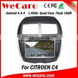Newest Android 4.4.4 in Dash Car Dvd Player for Citroen c4 Car Dvd Gps Navigation System thumbnail-6