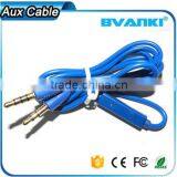 2016 New Premium Wholesale China Flat Wire 3.5mm Electrical Audio Aux Cable With Mic Bulk Buy From China Free Samples thumbnail-6