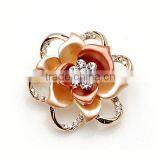 Classic Joker Set Crystal Rhinestone Flower Brooch thumbnail-4