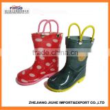 Lovely fashion pvc rain boots for kids in 2015