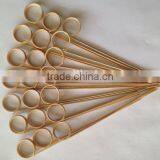 9cm Bamboo Fruit Pick Skewer Stick Fruit Sticks