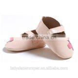 Soft Sole Baby Shoes Handmade Infant Gift Butterfly Pink Comfortable Leather Shoes Quality Choice thumbnail-2