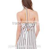 New Arrival Stock Supply Halterneck Backless Sexy Fashion Women Dress With Latest Design thumbnail-5