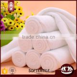 100% cotton plain terry soft white hotel hand towel
