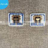 Branded Jeans Leather Label + C177 Metal Plate Nickel Free Logo Engrave