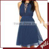 Open Back Chiffon Summer Dresses for Women thumbnail-1