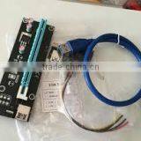 New Design Express 1X to 16X Riser Card +USB 3.0 Extender Cable thumbnail-1