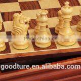 Luxury Fine Skilled Wooden Chess Set With King Height 9.7cm thumbnail-6