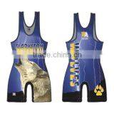 High Quality Low Price Customized Wrestling Singlets thumbnail-4