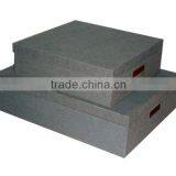 S/2 Multipurpose Fabric Overed Storage Box W/cut-out Handles thumbnail-3