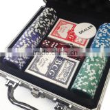 11.5g 1000pcs clay cosmetics Casino poker chip set with Aluminun Metal Case/dell m109s dmd chip
