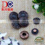 14mm Metal Brass Denim Button Ecofriendly Product Snap Button for Leather thumbnail-3