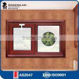 ROGENILAN 108 Series Latest Window Designs Toilet Bottom Hung Window thumbnail-2