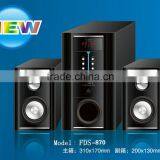 Supper Bass Series 2.1 Speaker Fds-870 With USB,SD,Karaoka thumbnail-1