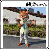 Customized Movie "Zootopia" Walking Costume, Nick Fox Macsot Costume for Adults thumbnail-1
