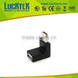 USB 2.0 Down Angled Adapter M/F