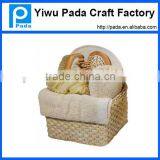 Natural Willow Basket Bathroom Accessories Set