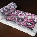 Jacquard Fleece Sherpa Throw thumbnail-1
