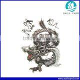 Delicate Cool Men Creative Sticker Black Dragon Waterproof Temporary Tattoo Stickers With Package Quality Choice thumbnail-2