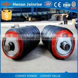 China absorber buffer idler with rubber ring for belt conveyor system