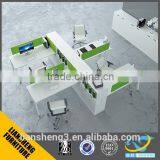 Office New Design Various Color Selection 4 Seater Office Computer Desk With Drawers thumbnail-3