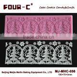 FOUR-C Embossing Lace Mat Christmas Tree Cake Design Mold