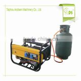 high quality portable single cylinder iso ce approved natural sound 2800watt lpg generator