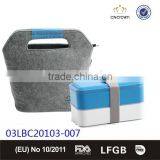 Reusable Food Pouch With 2-Layer Food Containers thumbnail-2