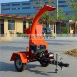TC4 Gasoline Engine Wood Shredder Chipping Machinery