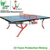 Small Rainbow Outdoor table tennis table/SMC Outdoor Ping Pong Table