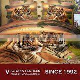 3D Printed Twill Cotton Tiger Pattern Printed Comforter Bedding Sheets Sets thumbnail-1