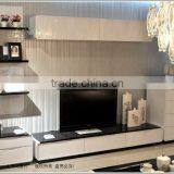 Black and White Functional High Glossy TV STAND 1606 thumbnail-1