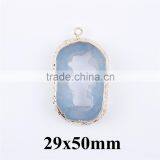 Agate Druzy Drusy Crack Agate Jewelry Pendant