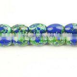 Imitation Malachite Gemstone Loose Rounds thumbnail-1