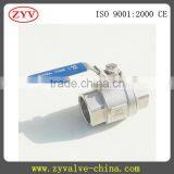 Manufacturer of Stainless Steel 2pc Thread Ball Valve thumbnail-3
