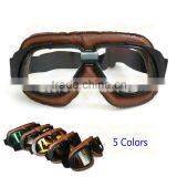 Motocross Goggles Sunglasses Aviator Pilot Cruiser Scooter ATV Goggle 5 Lens thumbnail-3