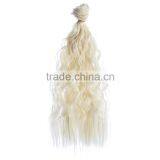 25cm Long High Quality Wavy Weft Hair Extension for Dolls thumbnail-2