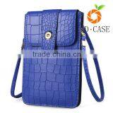 Wholesales Best Selling Women Leather Wallet Phone Case for Lady Mini Bag