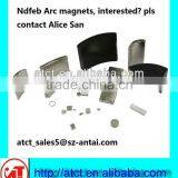 Ndfeb 42sh Arc Magnet For Industry